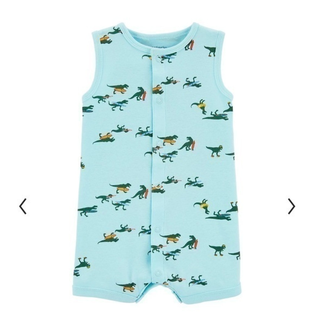 Baby Carter's Dinosaur Snap-Up Romper